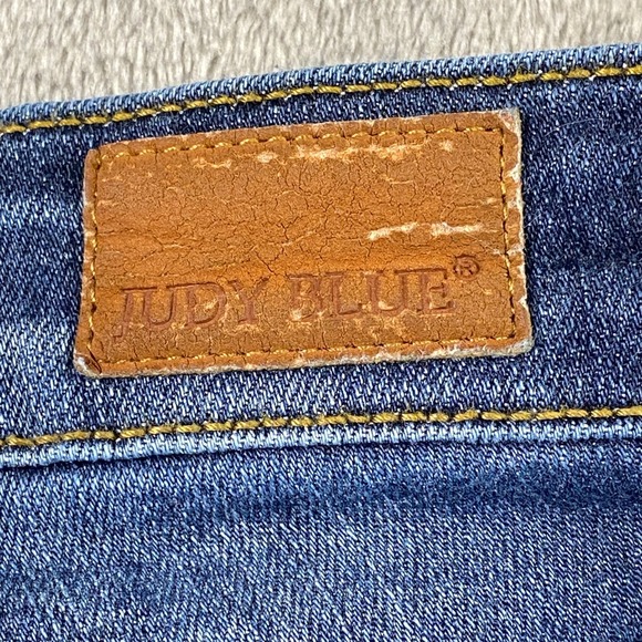 Judy Blue Relaxed Fit Dark Wash Denim Jeans JB82102DK Size 13/31 Womens - Picture 13 of 16